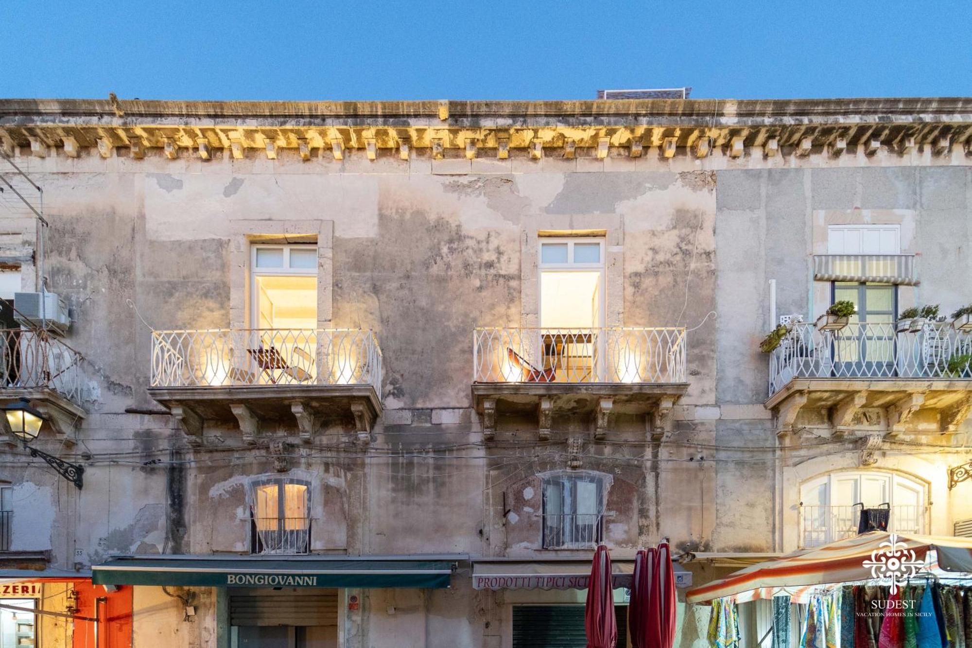 La Terrazza Sull'Antico Mercato Di Ortigia Syracuse Exterior foto